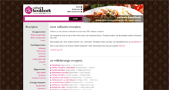Desktop Screenshot of culinairkookboek.nl